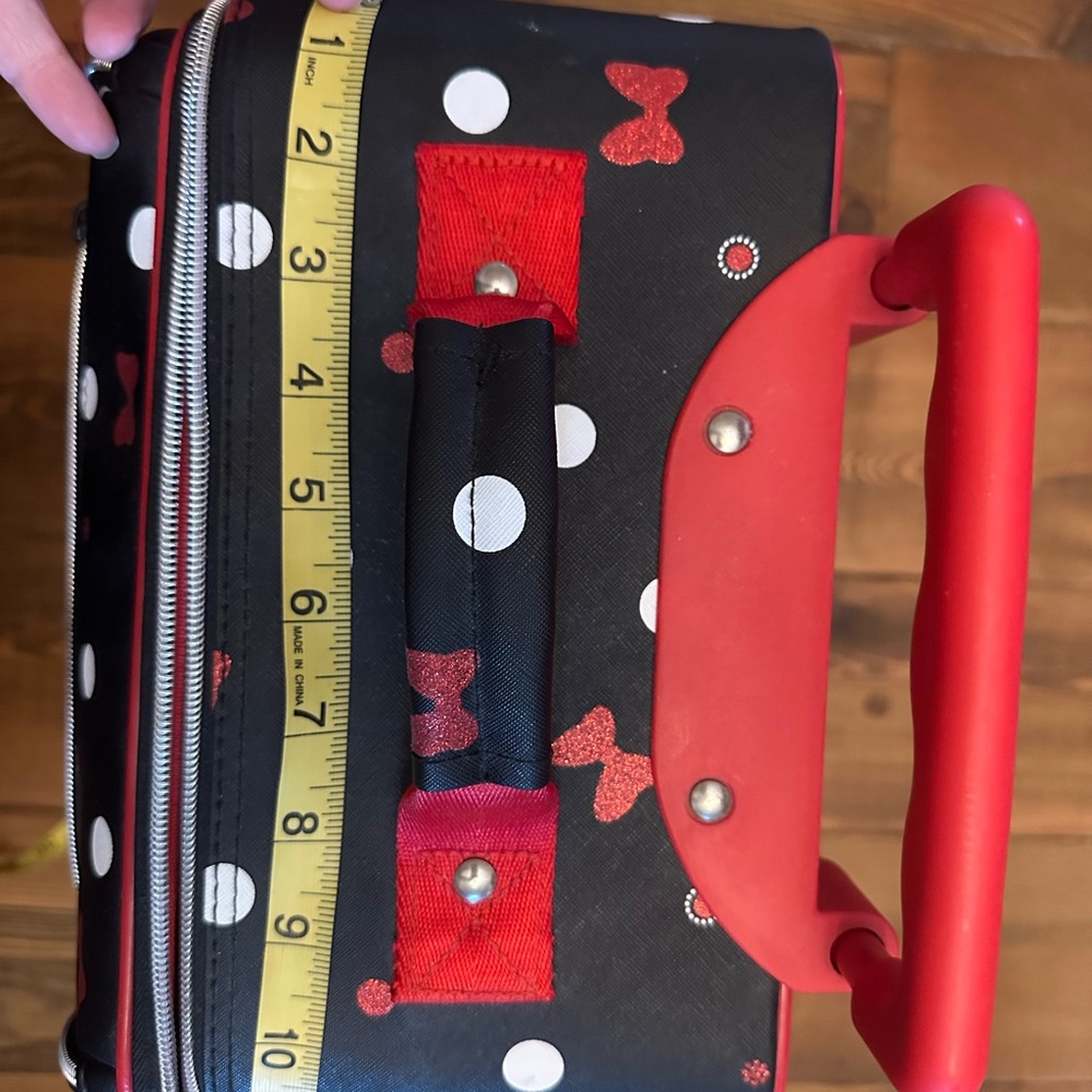 Minnie Mouse “Best Day Ever” Polka Dot Rolling Suitcase from Disney Parks - Picture 2 of 15